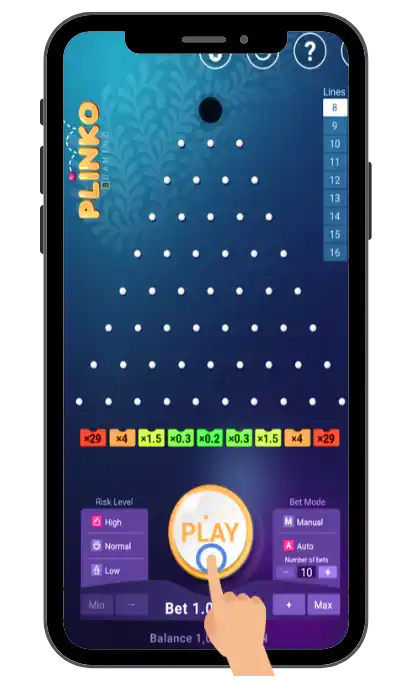 Press the Start button to begin the round