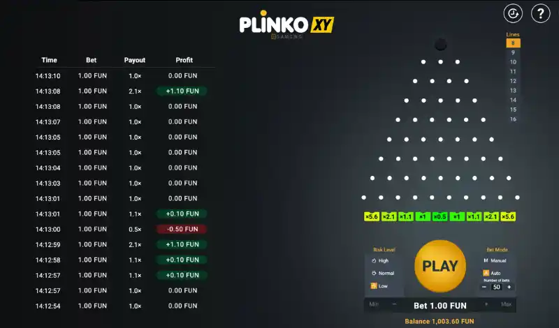 Plinko XY