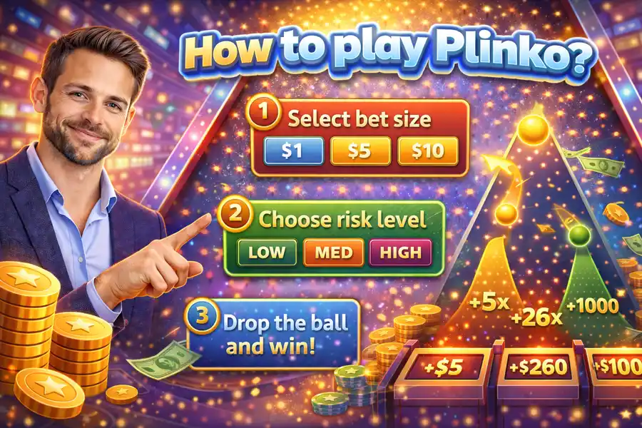 How to play Plinko